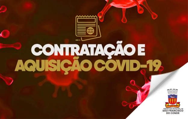 Banner contratacao e aquisicao covid 19